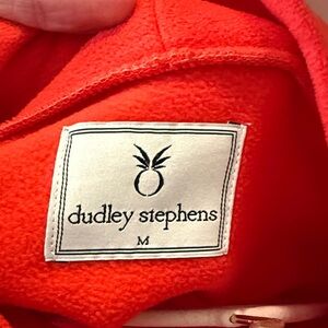 Dudley Stephens Vibrant Coral Fleece Top